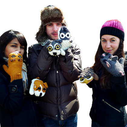 Predator Vs. Prey Mittens